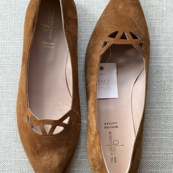 Riccardo Boccia genuine suede Flats size9.5 - Picture 11 of 11